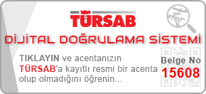 TÜRSAB Dijital Doğrulama Sistemi - Belge No: 15608
